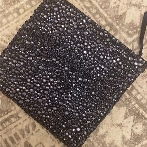 Sparkling Blue Beaded Evening Bag